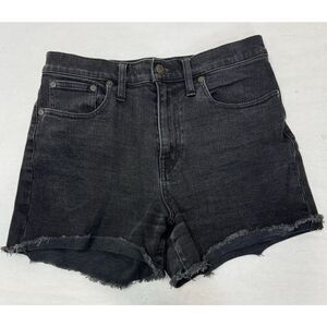 Madewell High Rise Cutoff Shorts Black - Women's Size 27